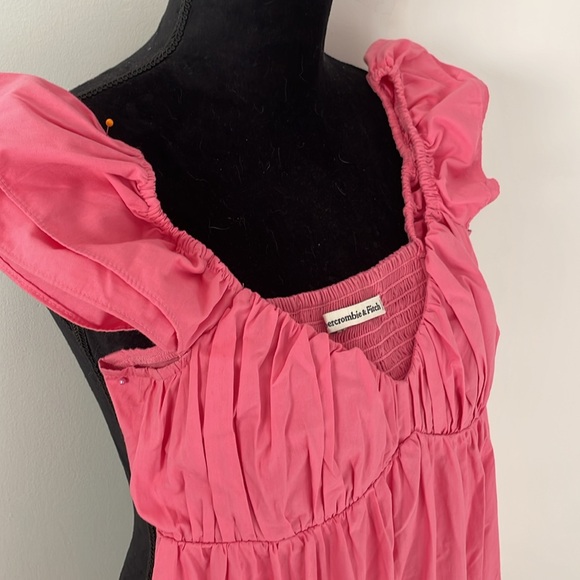 Bright pink Abercrombie & Fitch XSP maxi dress - Picture 6 of 8